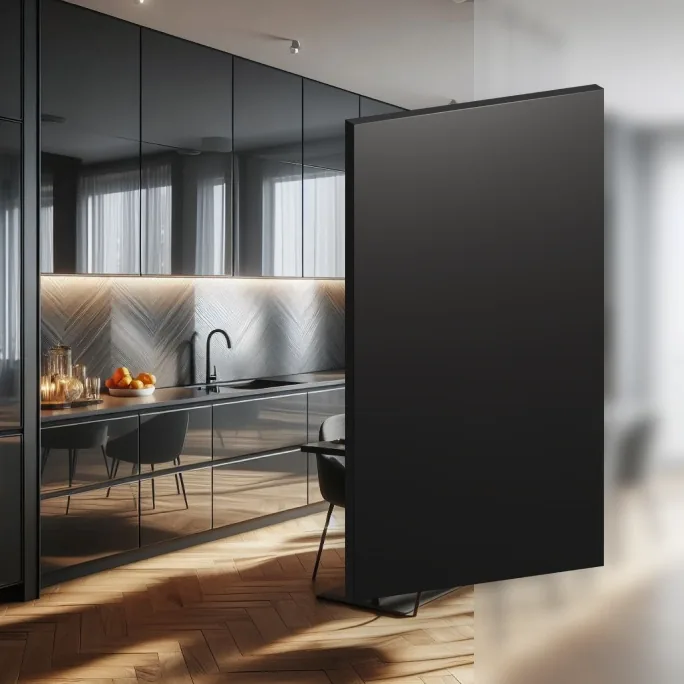 High Gloss Anthracite panel