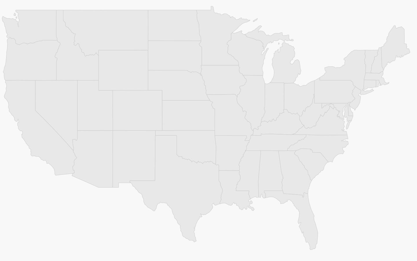 US Map — CLAW Distributors